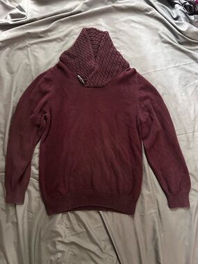 Weatherproof Vintage Waffle Knit Thermal Sweater Men's Size S